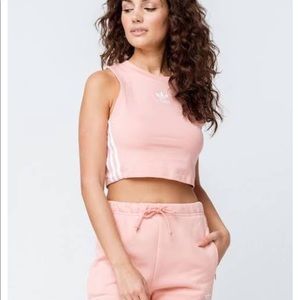 Adidas crop top tank